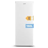 COMFEE' 160 L Congelador Vertical, Armario, Puerta Reversible, Blanco