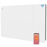 CIARRA Radiador de Inercia 1500W con Cerámica y Película Calefactora WiFi