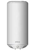 Edesa, Tre-Calentador de Agua Electrico Vertical,Termo Electrico 80 Litros, Regulación Externa+Resistencia Cerámica Envainada, 43,3x85,9x45cm-Fabricado para Instalación en España (Clase Energética C)