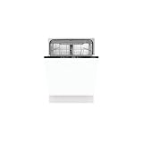Hisense HV661C60 - Lavavajillas Integración, Capacidad para 16 Servicios, 3 Bandeja, 60 cm, 5 Programas, Filtro Autolimpiable, Contador Digital con Programa Ecológico, Silencioso