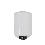 Rointe Coralia WiFi & IA - Termo Eléctrico 80 Litros Vertical, Calentador de Agua Eléctrico, Panel Táctil TFT, Bluetooth, Control Remoto App, Función Anti-Legionela, Medidor consumo, Alexa, Modo ECO