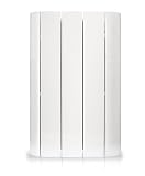 HJM Emisor Térmico de Fluido Bajo Consumo LAGAN 500, Programación 24/7, Funciones Ahorro, Turbo Programable, 500W, Blanco