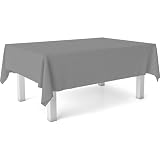 ECOMMERC3 Mantel Hule Antimanchas Mesa Rectangular 100x140 cm Gris