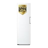 LG GFT41SWGSZ - Congelador Total No Frost, Linear Cooling, Multi Air Flow, Cajones Amplios, Smart Diagnosis, Congelación Rápida, Diseño Metal Fresh, Clasificación E, Capacidad 355 L, Color Blanco