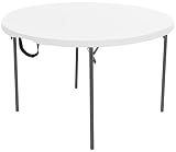 Aktive 92106 - Mesa redonda plegable Lifetime Ø122x74 cm
