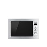 Smeg FMI425X Integrado - Microondas (Integrado, Microondas con grill, 25 L, 900 W, Botones, Giratorio, Acero inoxidable)