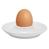 Nerthus FIH 1431 huevera porcelana set 2 soportes para servir huevos desayuno mesa