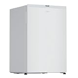 CANDY City 300 CNLQ2S58EW, Frigorífico Mini, Bajo Encimera, Ancho 54,5cm, Altura 85cm, 129L, 3 Estantes, 3 Balconeras, 1 Cajón, Control Mecánico Interno de temperatura, Iluminación LED, 37DB, Blanco