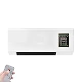 Aire acondicionado de pared 2 en 1 Mini Split con función de refrigeración y calefacción, silencioso, incluye mando a distancia, para salón, oficina, dormitorio (01#)
