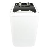 Salora WMR5350 - Lavadora (Independiente, Carga superior, Negro, Blanco, Giratorio, Arriba, Negro/Transparente)