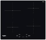 Whirlpool placa de inducción 60cm 4 fuegos 7200w negra wsq2160ne