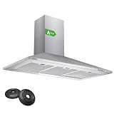 CIARRA CBCS9201 Campana Extractora de Pared 90cm 406m³/h Clase A++ Plata