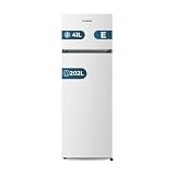 HYUNDAI Frigorífico Blanco, 2 Puertas. HFG16155E01, Capacidad 243 Litros, Cíclico, Motor Universal, 40 dB, Puertas Reversibles, Apertura Tipo Uñero, Clase Energética E