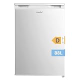 COMFEE' 88L Congelador Vertical Independiente, Puerta reversible, Blanco