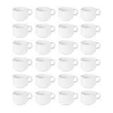 Athena hotelware CC200 apilable taza, color blanco (paquete de 24)