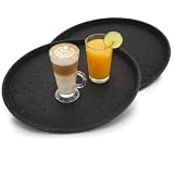 Bandejas para Servir Comida Pack de 2, Bandeja Camarero 40,5 cm