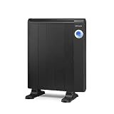 Orbegozo RRW 805 Emisor Térmico, 800W, WiFi, 5 Elementos, Programación Diaria y Semanal, Mando a Distancia, Display LCD, Control Táctil, Sin Aceite, Negro