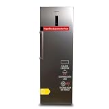 Corberó - Frigorífico 1 Puerta | CCLH18524NFX | 359L | No Frost | Display en Puerta | Luz LED | 2 Crisper XXL | Fresh Box | 4 Botelleros | Tirador Easy Open | 40 Db | Inox