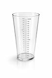 Vaso Batidora de Mano 1000 ml – Vaso Batidor, Vaso Medidor Cocina, Vaso Medidor Batidora, Medidores de Cocina – Compatible con Batidora Braun, Cecotec - Jarra Medidora Plastico, Taza Batidora sin BPA
