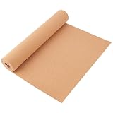BENECREAT Rollo de Corcho Natural 40 x 350 cm - Pieza Rectangular 1 mm de Grosor - Hojas para Tablones de Anuncios, Decoraciones de Pared y Manualidades