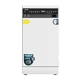 Cecotec Lavavajillas 45 cm Libre Instalación Bolero Aguazero 4360. 11 Cubiertos, 9 Programas, Motor Inverter Plus Duo, Panel Táctil, Funciones Super Dry, Save+, AutoClean, Delay Start, Blanco