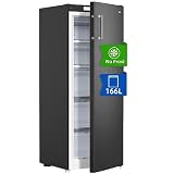 CHiQ Congelador Vertical 166L con No Frost & 4 Estrellas Negro