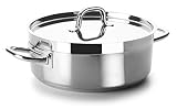 LACOR 54036 - Cacerola con Tapa Chef Luxe 36 Cm Acero Inoxidable