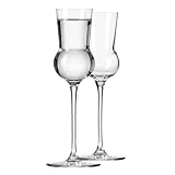 Krosno Copas de Grappa Juego de 2, 80 ml, Licore, Celebration Moments