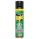 Raid Insecticida Hogar e Interiores contra Moscas y Mosquitos, eficacia inmediata, flores frescas, 1 aerosol 400ml