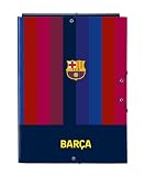 Safta F.C. BARCELONA 1ª EQUIPACIÓN 26/27 - Carpeta Folio con 3 Solapas, Ideal para Niños de Diferentes Edades, Cómoda y Versátil, Calidad y Resistencia, 26x36.5 cm