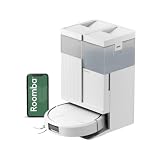 iRobot Roomba Plus 515 Combo Base AutoWash multifunción y autolimpiable, 22.000 Pascales, Mopa Extensible, Mopas DualClean Elevables, Lava&Seca con Calor,Clearview LiDAR, Autonomía 90 Días, Blanco