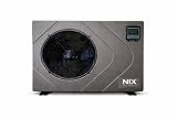 Nixpool Bomba de Calor Full Inverter WiFi para Piscina, 9 kW, para Piscinas 40-60 m³, 220-240V 50-60 Hz, 827 x 370 x 655 mm