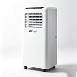 GIOFEOIK Aire Acondicionado Portátil 14000 BTU Frío y Calor 2 en 1, Enfriador y Calefactor Sin Instalación con Ruedas, Unidad Climatizadora para Salón y Oficina, Blanco, 5000 BTU, 5000 BTU
