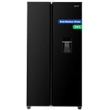 GEDTECH GSBS510BL 510L - Refrigerador multipuerta (324L + 181L) - Dispensador de agua - Negro
