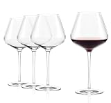 Stölzle Lausitz Copas de Vino de Borgoña Quatrophil Set de 6, 710 ml – Copas de Vino Tino para Borgoña y Pinot Noir – Copas para una Óptima Liberación de Aroma – Resistentes a Lavavajillas y Golpes
