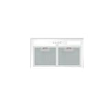 CATA GT Plus Grupo Filtrante Integrable de 60 cm, 645 m³/h, 3 Velocidades, Control Mecánico, Motor BT2 de 200 W, Tira LED, Filtros Lavables, Clase C, Blanco