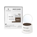 LENDAN - Cubre Raíces Canas en Polvo - Root Cover Charge - 4 g - Color Castaño - Polvo Mineral para una Cobertura Fácil, Instantánea y Natural de las Canas - Absorbe la Grasa o Sebo de la Raíz