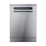 Candy Rápido CF 5C7F1X, Lavavajillas 60 cm, 15 Servicios, Digital, WIFI, 8 Programas, Motor Inverter, Inicio Diferido 1-23H, Indicador Sal y Abrillantador, Tercera Bandeja, 47DB, Inox