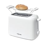 Tristar Tostadora, 2 Ranuras, 650W, 6 Niveles de Tostado, Función Descongelar, Recalentar y Cancelar, Apagado Automático, Bandeja Extraíble, Rejilla para Panecillos, BR-1061