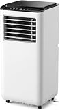 DAEFAG Aire Acondicionado Portátil 14000 BTU con Kit de Instalación, Eficiente, 2 Velocidades, Temporizador 24h, Pantalla Digital para Hogar y Habitaciones, Enchufe UK, 10000 BTU, 10000 BTU