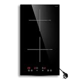 Placa de Inducción STARCHARTS 2 Fuegos Empotrable 2990W con Enchufe