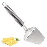 Funngy Cortador de Queso Copenhagen,1 PCS Cortador de Queso Profesional Acero Inoxidable con Cuchillo para Queso Cortafiambres y Rebanador Multifuncional para Queso Duro Verduras Fiambres y Cítricos