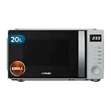 Cecotec Microondas Digital Proclean 5005 Silver. 700W, 20L, Tecnología 3DWave, 5 Niveles Potencia, Temporizador 30 Min, Descongelación, Pantalla con Reloj, Comidas Listas al Instante