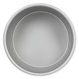 PME Cake Molde para Pastel Redondo de Aluminio Anodizado Profundidad de 7 x 3-Pulgadas