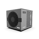 POOLEX – Nano 3kW – Bomba de Calor - Wi-Fi - con desescarche automático Inteligente para Piscinas pequeñas y compactas: elevadas, semienterradas, enterradas y de Madera. Silenciosa/Reversible.