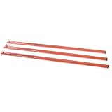 Garcima 5020096 Paelleros Gas (Juego 3 Patas), Compuesto, Rojo, 1x7x74 cm