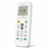 Mando Universal Aire Acondicionado, Mando Distancia Are Acondicionado, Mando Aire Acondicionado con Bajo Consumo de Energía, para Marcas como Fujitsu, LG, Panasonic, Samsung, Mitsubishi