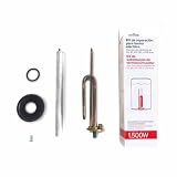 Ariston - Accesorio para Calentador de Agua Electrico, Kit Reparación para Termo Electrico Varias Marcas con Resistencia Eléctrica Curva (1500 W) + Ánodo Magnesio + Junta de Goma + Tornillo Fijación