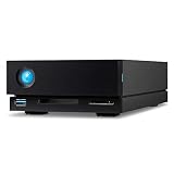 LaCie STHS24000800 - Disco duro externo (24 TB, USB, lector de tarjetas, PC y Mac, incluye 5 años de servicio de rescate)