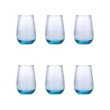 Luminarc Set de 6 vasos altos Maine de vidrio 37 cl